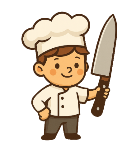 Young chef illustration
